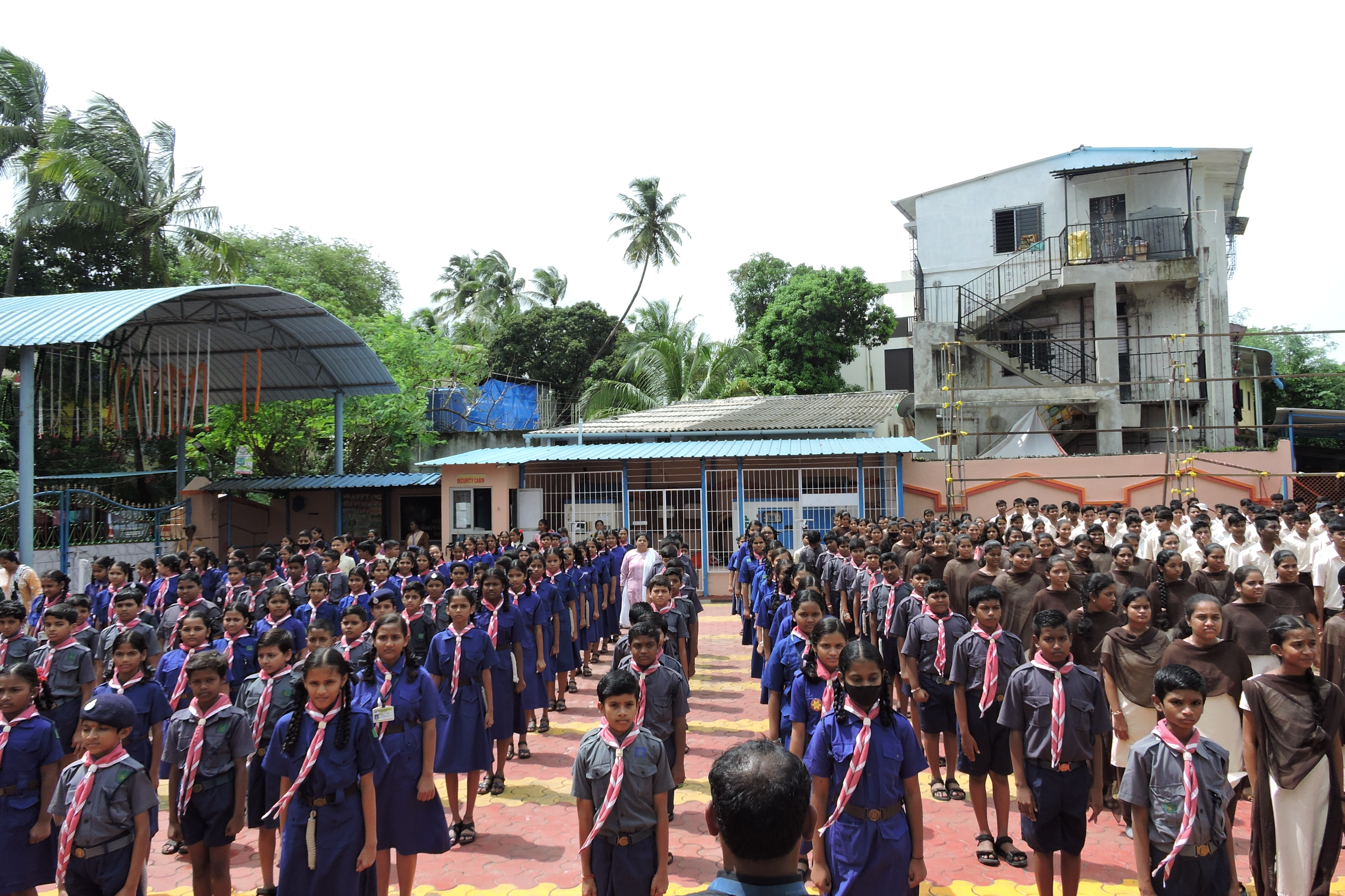 Students at Rotary School Uran